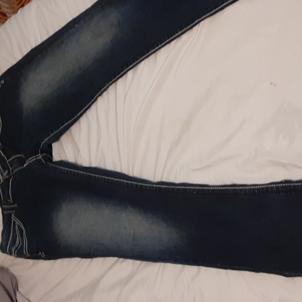 Dark blue low rise Jean's